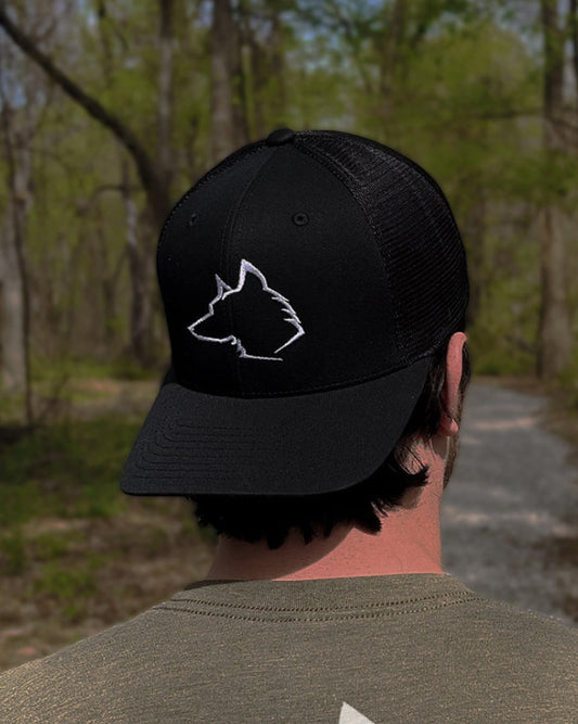 Shepherd Mark Snapback Hat - Black/White