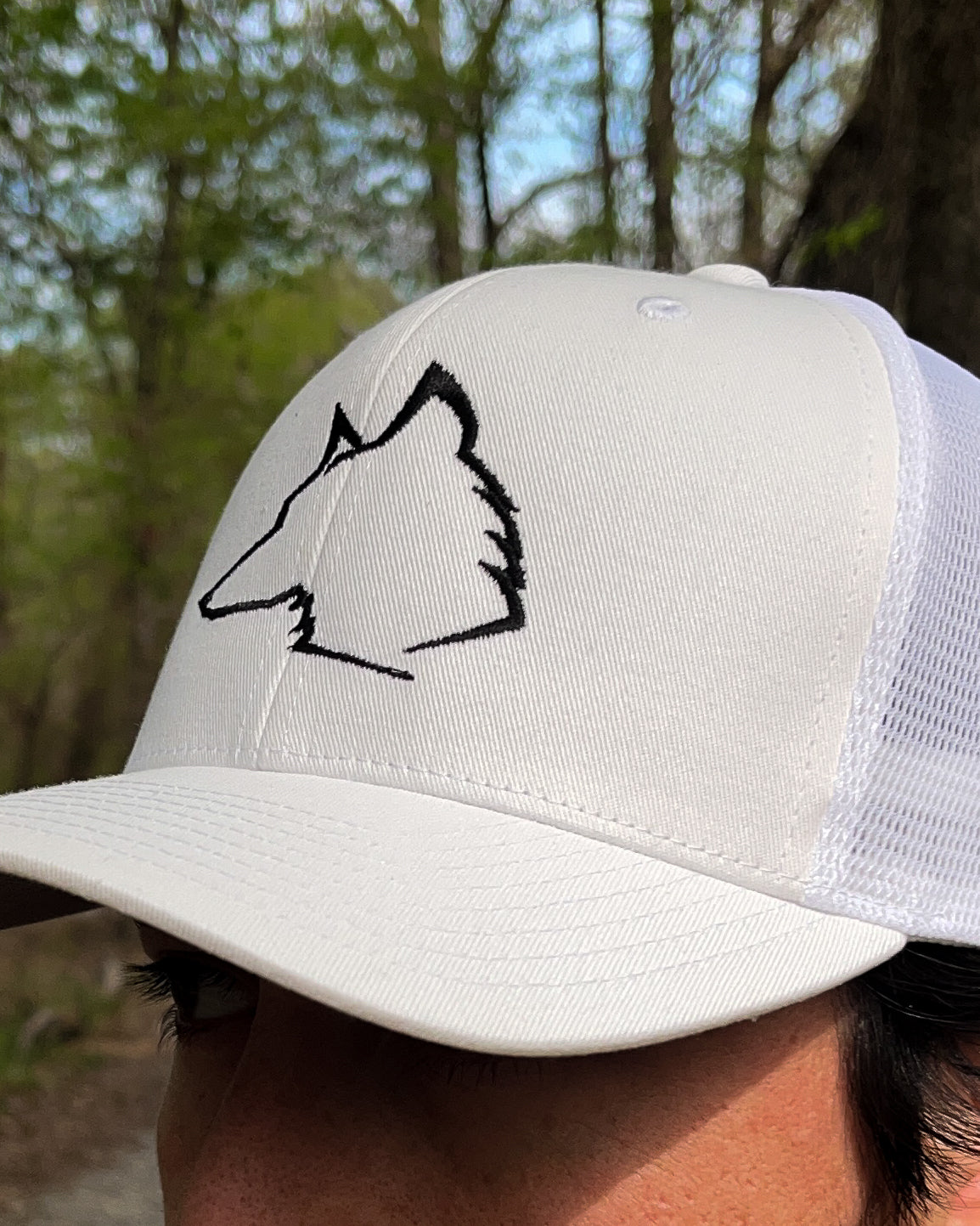 Shepherd Mark Snapback Hat - White/Black