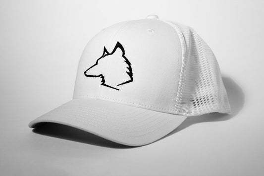 Shepherd Mark Snapback Hat - White/Black